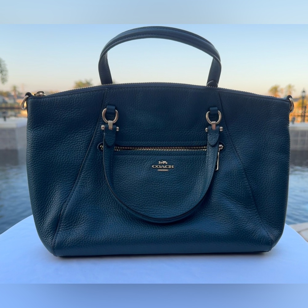 Pre Loved COACH Dark Ivy Prairie Satchel/Crossbody - Picture 2 of 14